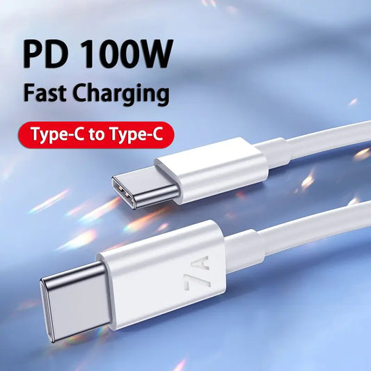 PD 100W 60W Fast Charging USB-C to Type-C Cable